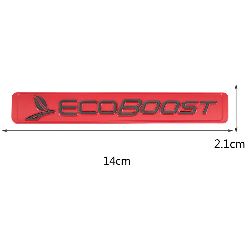 Металлическая наклейка Ecoboost эмблема значок для Ford Focus 2 3 4 Fiesta Kuga Escape Mondeo Edge Ecosport
