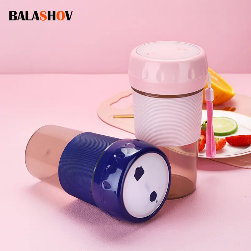 

300ML Mini Rechargeable Juicers Blender Household Electric Mixer Food Processor Blender Fruit Juice Machine USB Portable Juicer