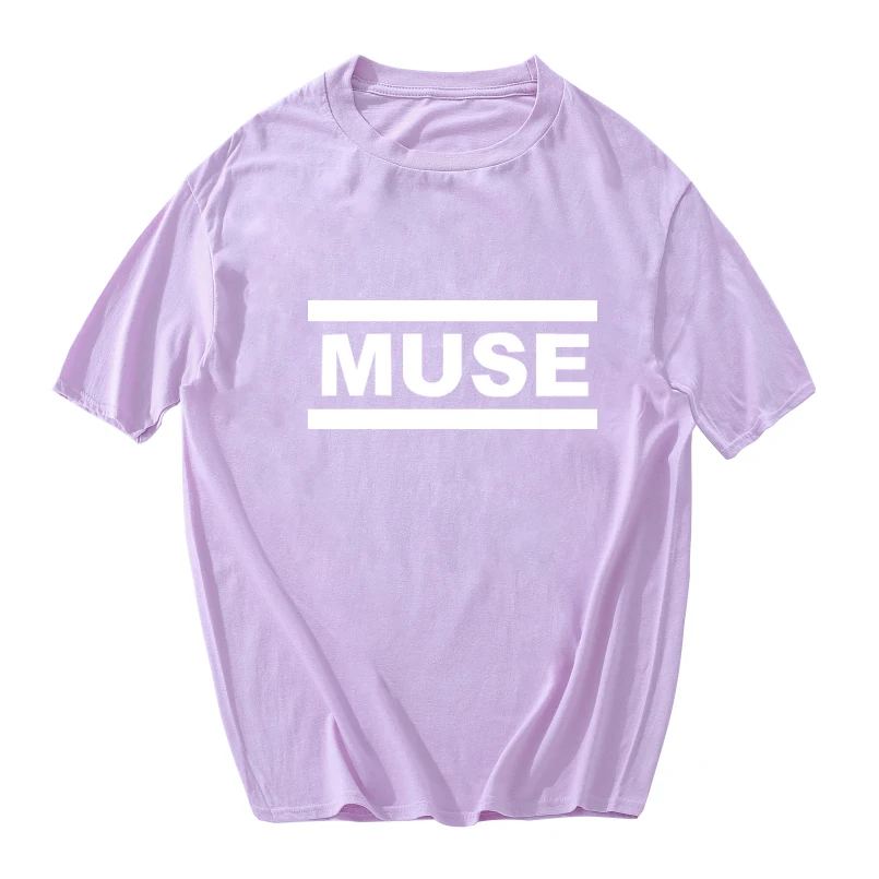Модные крутые Топы известных Muse 100% хлопок Повседневная Уличная одежда в стиле