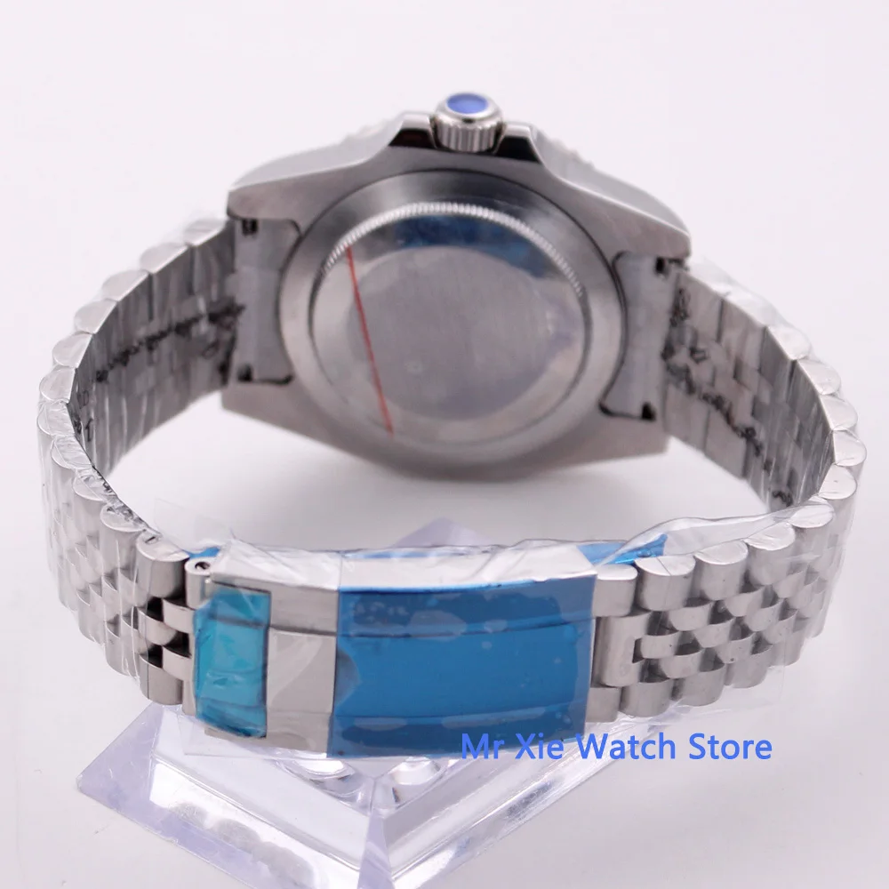 BLIGER 40mm Sterile Solid 316L Stainless Steel Case With Band Watch Fit For ETA 2836 Movement | Наручные часы