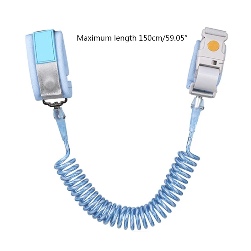 

W3JF kids Adjustable Harness Kids Safety Traction Rope with Elastic Band Thickened Wristband Belt