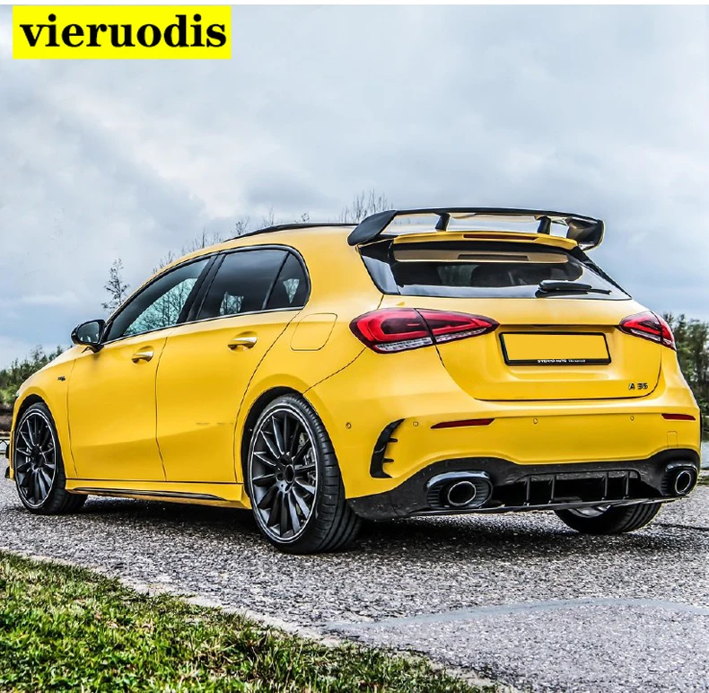 Задний спойлер для Mercedes Benz A Class W176 A160 A180 A200 A250 A45 AMG 5 дверей хэтчбеков 2013-2018 черные