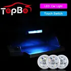 Портативный светильник для салона автомобиля, 1 шт., миниатюрный светодиодный сенсорный светильник ключатель света, автомобильная Беспроводная лампа, ночная лампа для чтения, лампа на крышу автомобиля