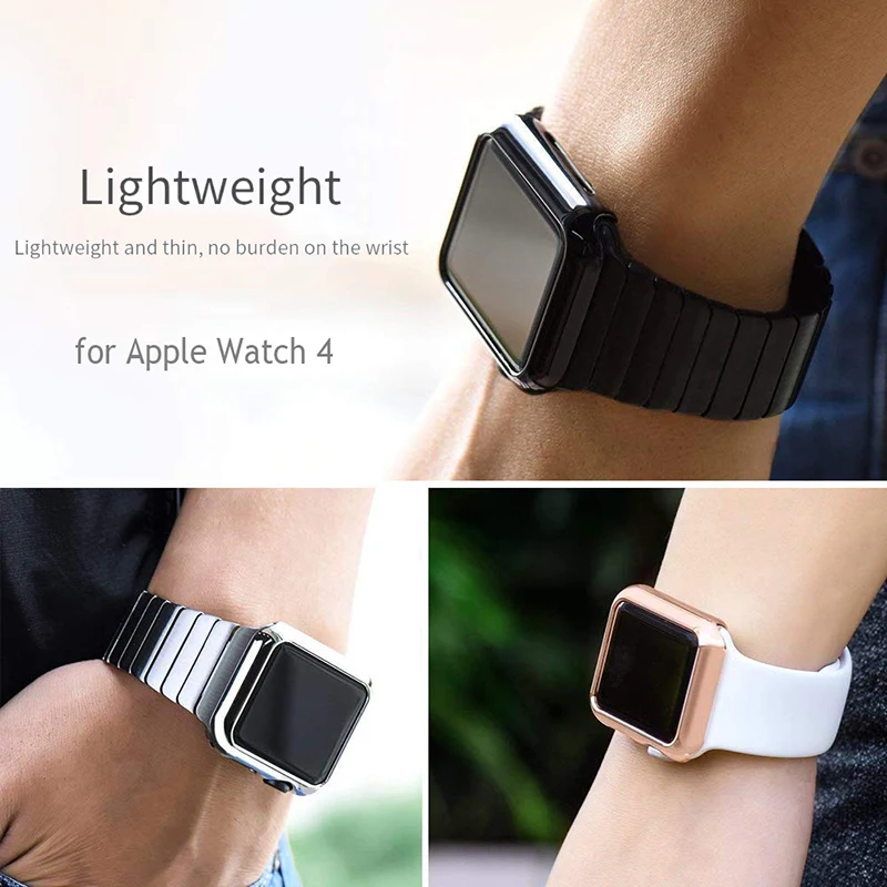 HOCO для Apple Watch Case Series 4 ПК Бампер Slim Fit Чехол IWatch 5 Цветное покрытие Тонкий протектор