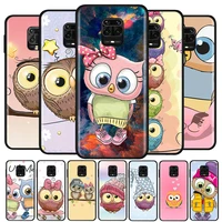 cute owl hearts lover for xiaomi redmi note10 10s 9t 9s 9 8t 8 7 6 5a 5 4 4x prime pro max soft silicone phone case
