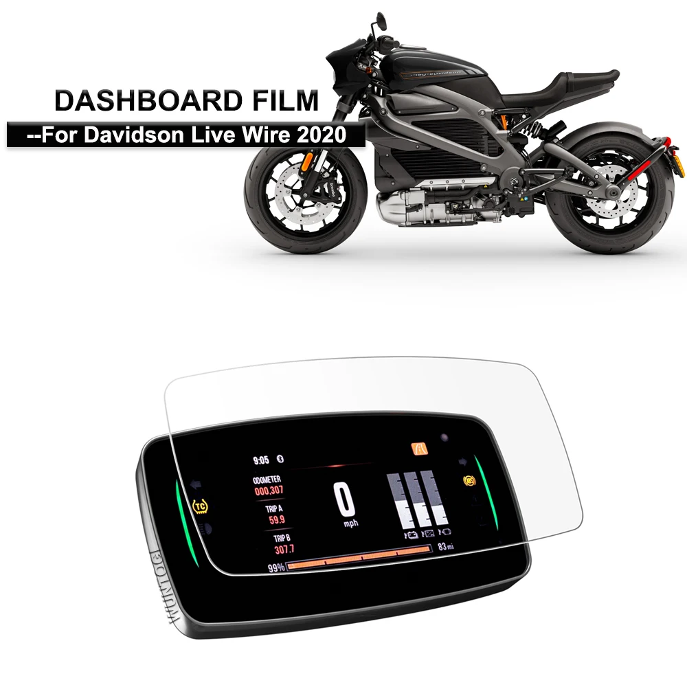 Для Harley Davidson Live Wire 2020 защита приборной панели мотоцикла TFT LCD Защитная пленка для