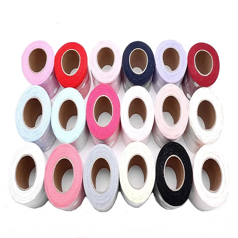 25 ярдов штамповки в золотистый горошек Тюль Блестки Ткань сделай сам на свадьбу