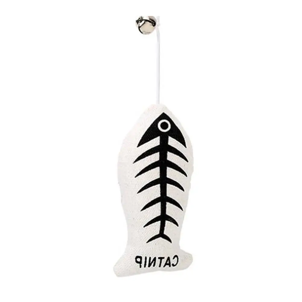 LanLan Interactive Toys Cat with Bells Fish Elastic Rope Pull | Дом и сад