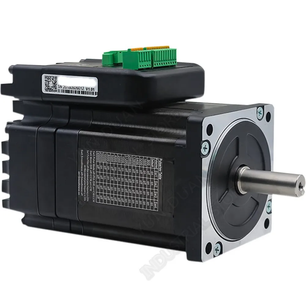 

4.5Nm NEMA34 86MM 2000rpm 60V JMC Integrated Closed Loop Motor Driver DC DSP Hybrid Drive Encoder Integration Easy Servo Kits