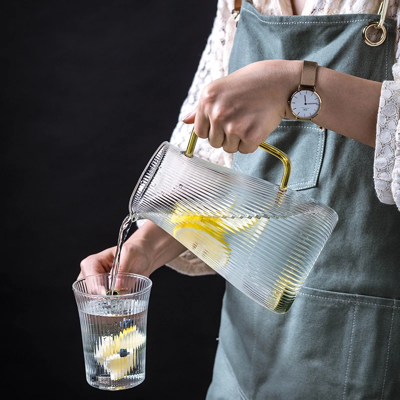 1500 мл японский Стиль Стекло Чай чайников для заварки цветочного набор пуэр