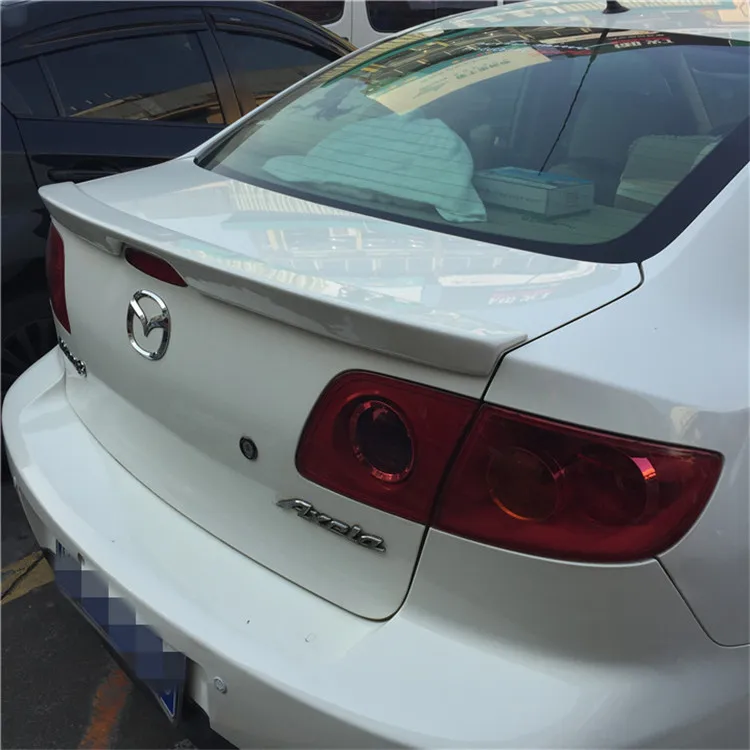 Спойлер для MAZDA 3 2006-2013 высокое качество АБС-пластик цвет праймера заднего крыла