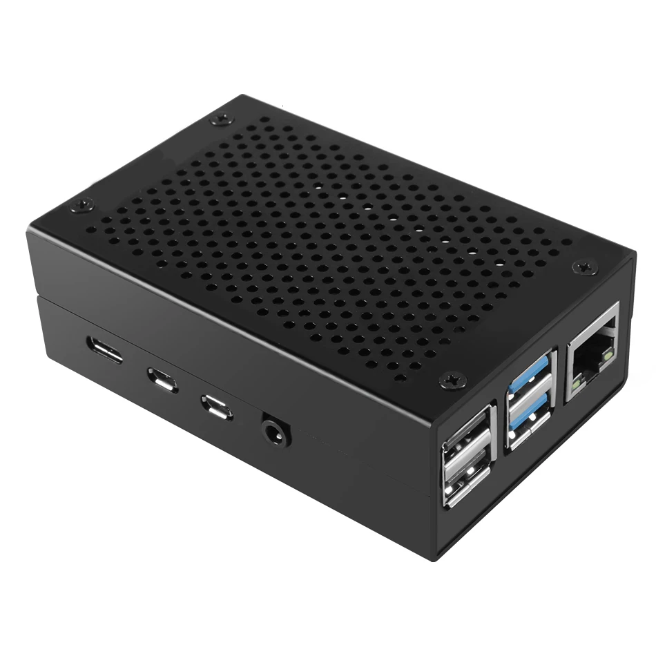 Чехол Raspberry Pi 4 B, алюминиевый чехол, металлический корпус для Raspberry PI 4, Модель B