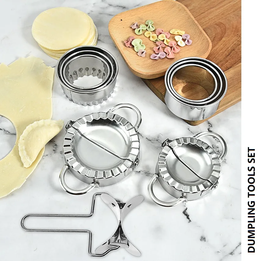 

Stainless Steel Dumpling Mould Lazy Must-Ravioli Making Mold Mould Baking Accessories Home Kitchen Dumpling Maker