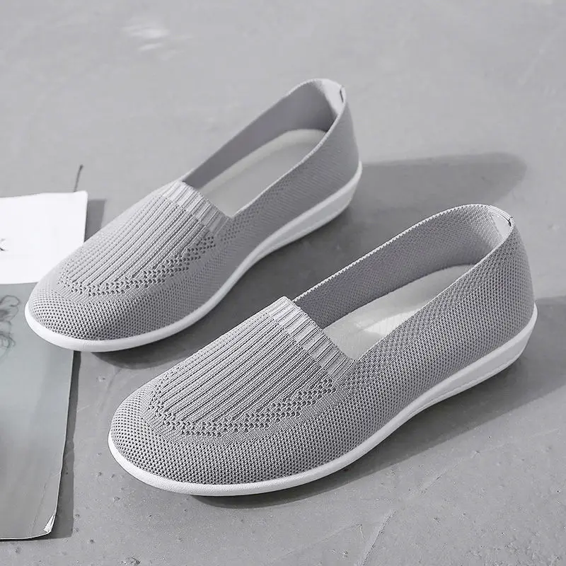 

Tenis Feminino Moccasins Sneakers Flat Shoes Women Slip on Sneakers Women Casual Breathable Mesh Big Size 2021 Fashion Zapatos