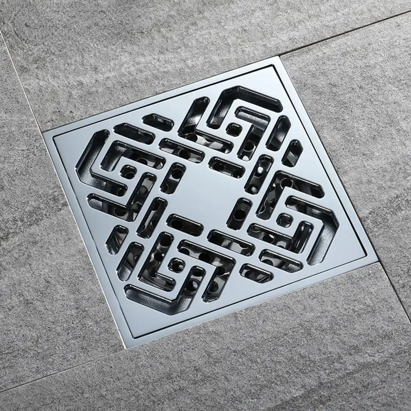 

Drains square anti-odor bathroom floor cover stopper bath shower floor drains bathroom shower drain strainer