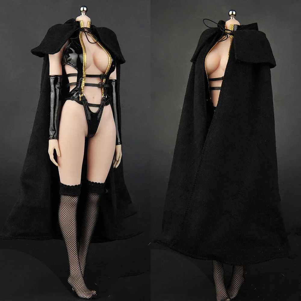 

ZYTOYS ZY5044 1/6 сексуальный наряд горничной, плащ с капюшоном, пальто с открытой грудью, нижнее белье, костюм подходит для тела 12 дюймов PH TBL, экшн-ф...