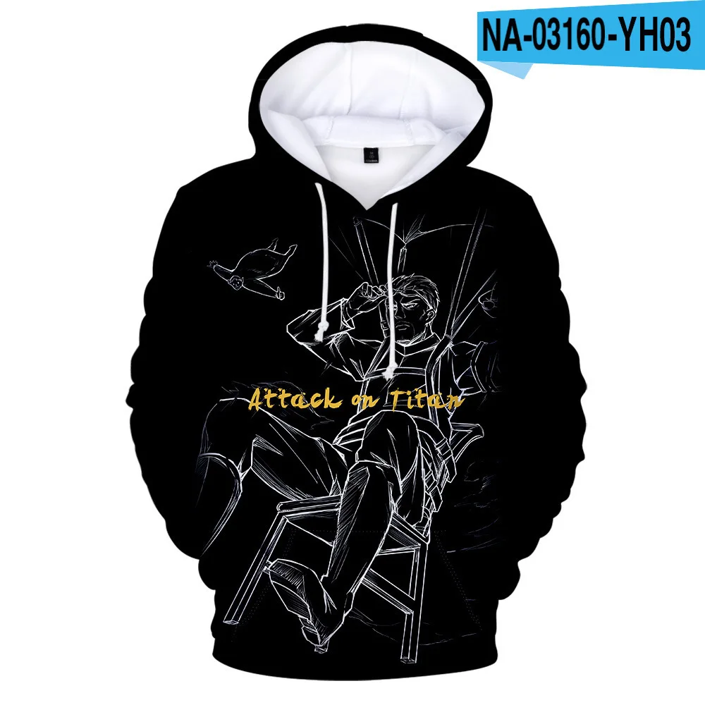 

Attack on Titan Hoodies 3D Men/women Hip Hop Styles Casual Harajuku 3D Print Hoodie Attack on Titan Men's Hoodies Sweatshirts