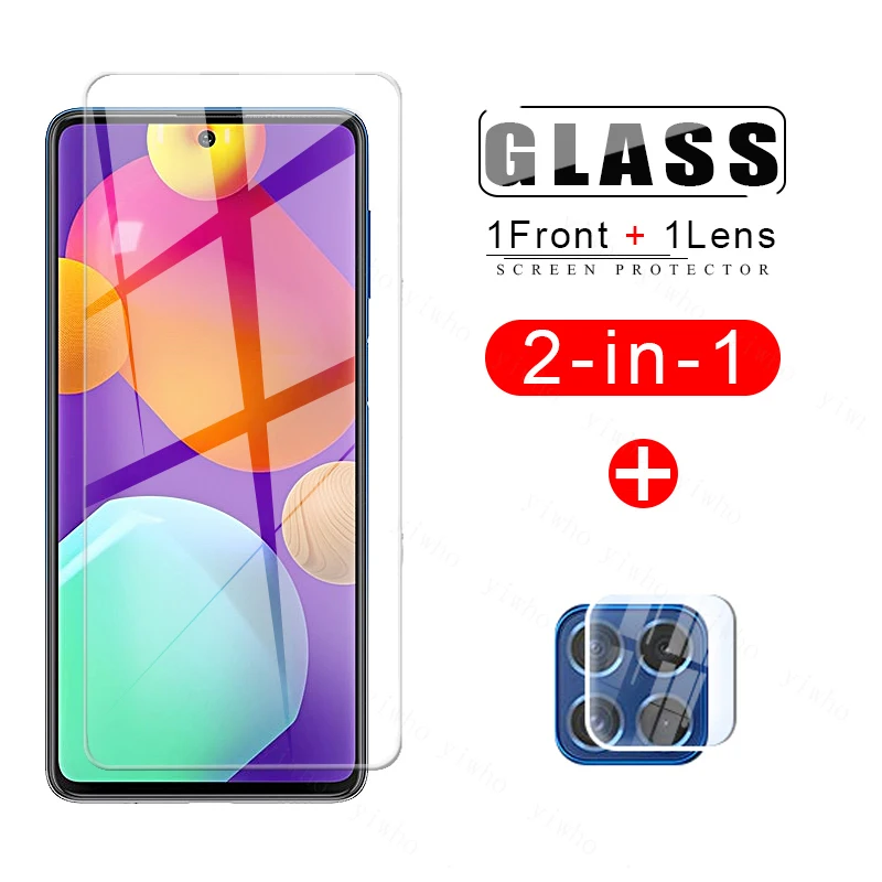 Защитное стекло для камеры 2 в 1 Samsung Galaxy M62 Защита экрана закаленное пленка