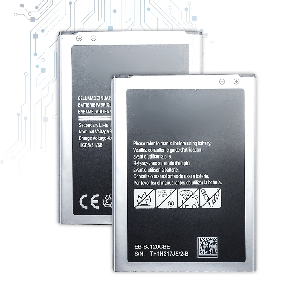 Телефон Батарея для samsung Galaxy Express 3 J1 SM-J120A SM-J120F SM-J120F/DS J120 J120h J120ds Батарея EB-BJ120CBE 2050 мА-ч