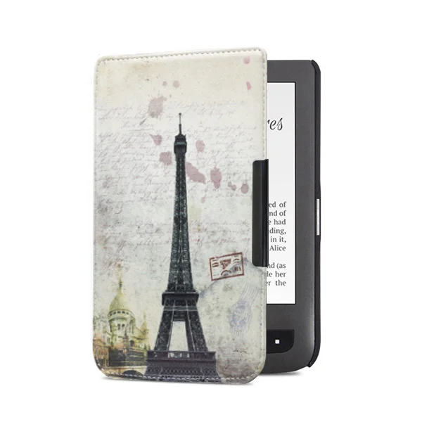 PB624 SY TD Высокое качество кожаный чехол для Pocketbook basic touch lux 2 614/624/626/640 touch lux 3 pocketbook электронная читалка чехол - Цвет: PB624 SY TD