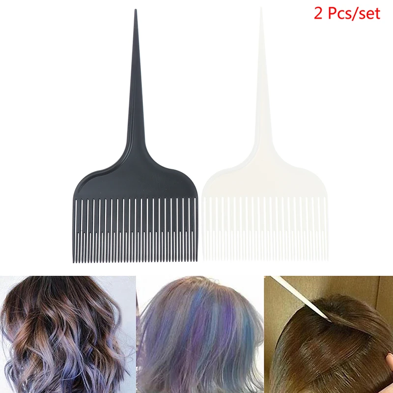 

2 шт., расческа для волос с крысиным хвостом и широкими зубьями