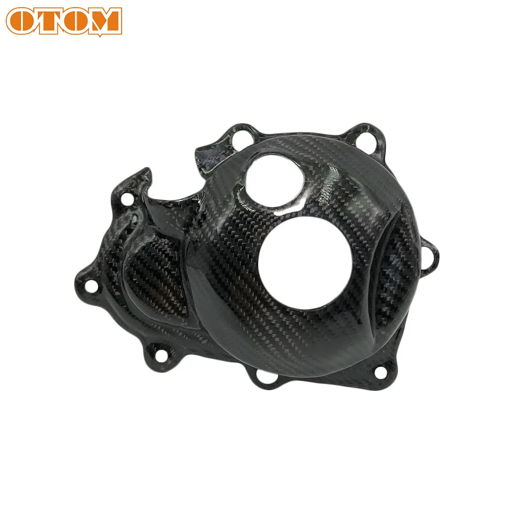 

OTOM Dirt Pit Bike Carbon Fiber Stator Magneto Protective Cover For YAMAHA YZ250F 2008-2009 Motocross Motorcycle Accessories