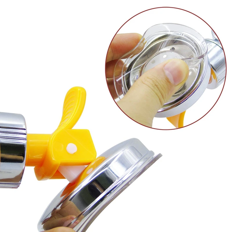 3 упаковки часы с чашкой на присоске для ванной ручной держатель душевой головки