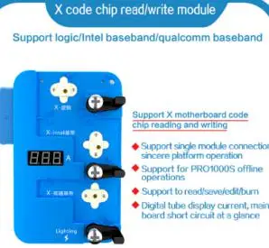 X chip Логика/baseband чип для чтения сохранение горения инструмент с JC PRO 1000S IC icloud Ремонт для iphone 4S до X - Цвет: X chip