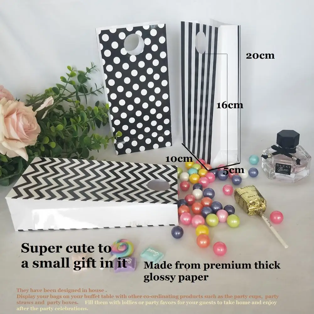 8pcs paper bags 50 больших и мини бумажных горошек конфеты/ореховые чашки черный, золотой, белый торт Маффин лайнер для шоколадного кекса форма для выпечки - Цвет: 8pcs paper bags