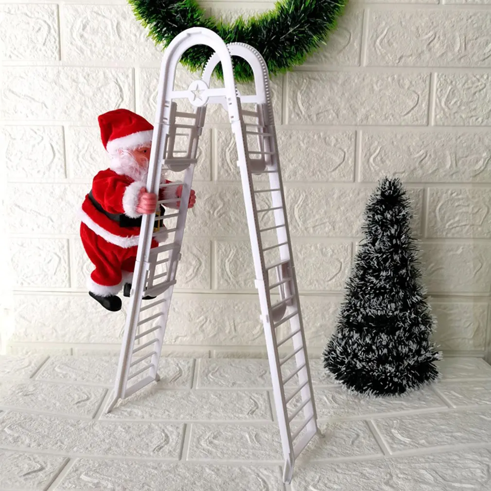 Christmas Pendant Santa Claus Hanging Doll Ladder Rope Climbing New Year Tree Decoration Decor |