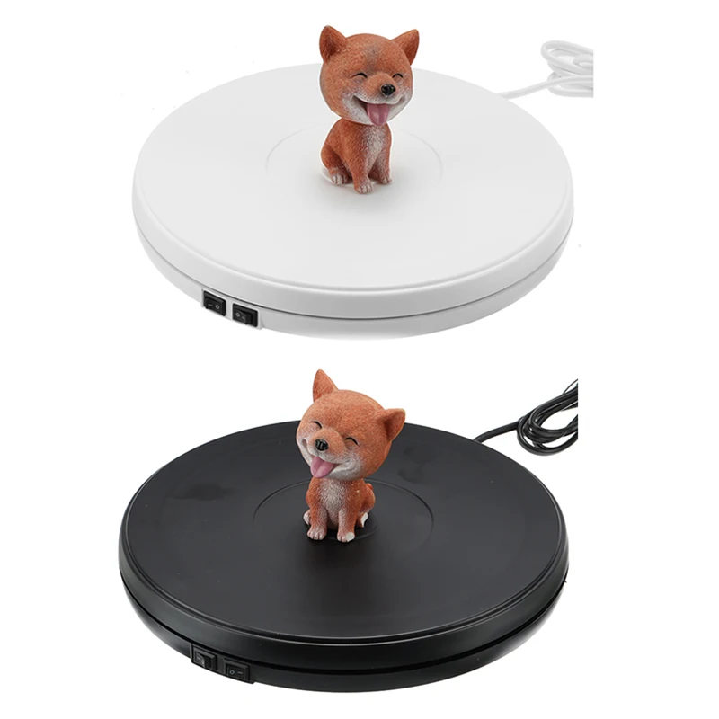 Электрическая вращающаяся подставка для часов 25 см тяжелая ювелирных дисплей