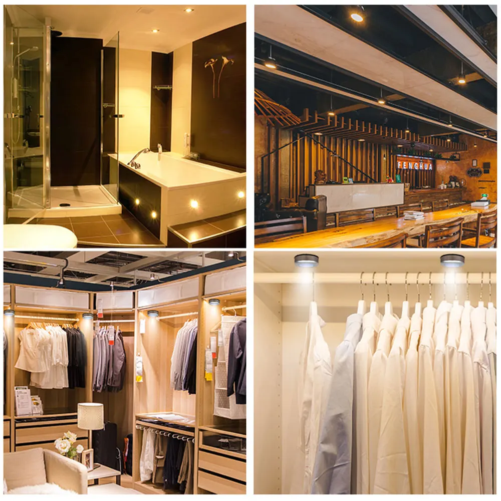 Сенсорный выключатель 6 элементов Регулируемая яркость для шкафа кухни