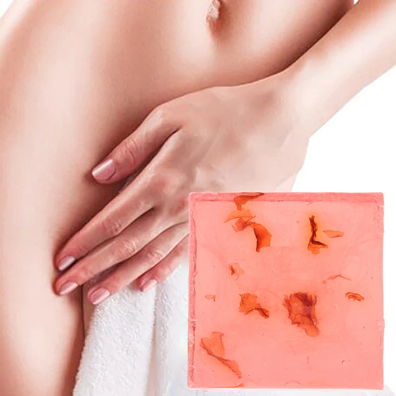 Мыло Yoni с ароматом розы женственное женское средство для умывания вагинальные