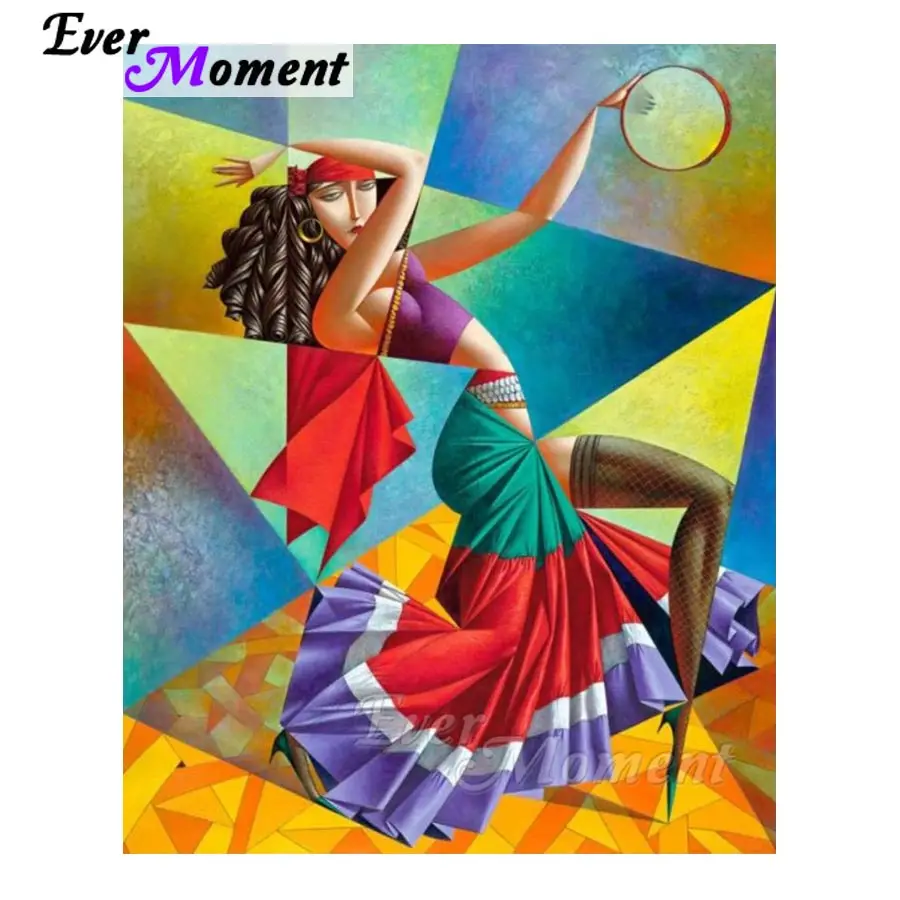 

Алмазная живопись Ever Instant 5d, квадратная картина для девочек, бриллиантовая мозаика, вышивка Стразы ASF2067