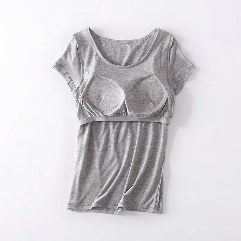 Sanderala сексуальные женские пижамы из модала с бюстгальтером-т новый комплект