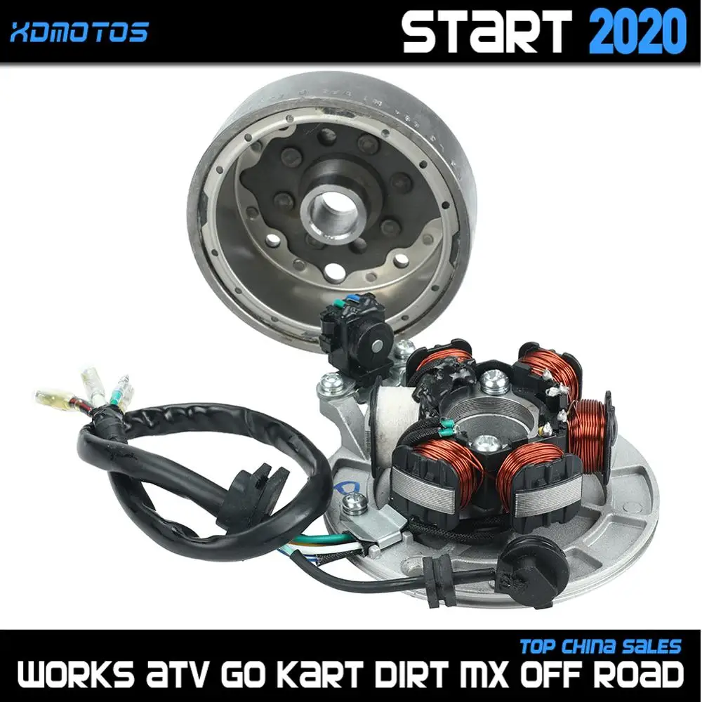 LF140 двигатель зажигания магнит статор магнитный маховик комплект для Lifan 140 140cc