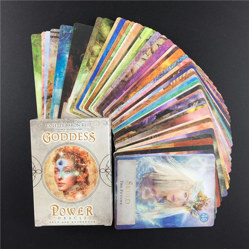 Богиня Мощность карт Таро Oracle Настольная игра карты полная английская версия