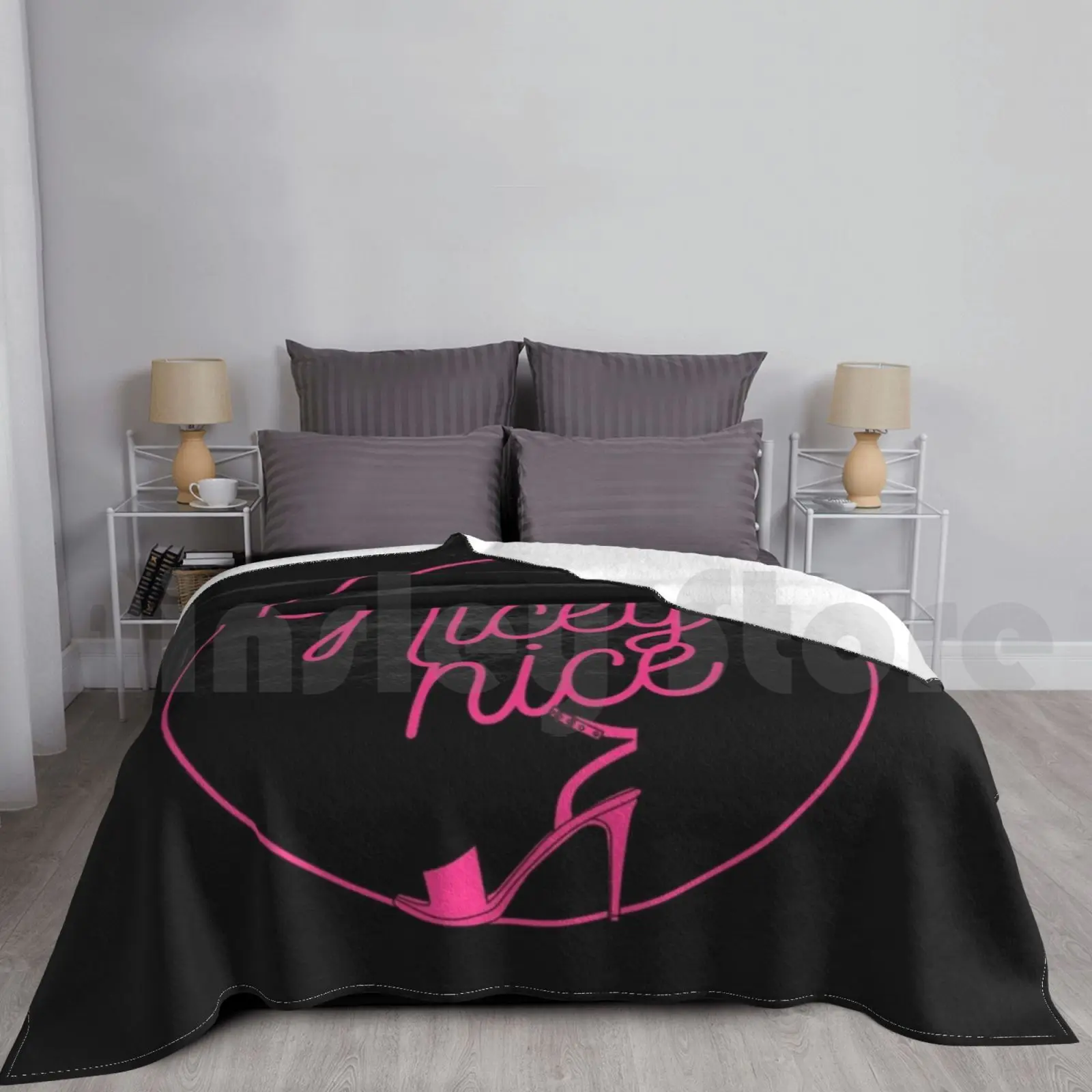 

Nicey Nice-10th Kingdom ( Pink ) Blanket Fashion Custom The 10th Kingdom Kingdom Troll Trolls Fun Movie Tenth