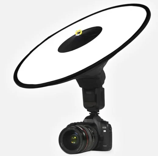 45 см складной Красота блюдо рассеиватель для вспышки Speedlite Studio портрет Catchlights