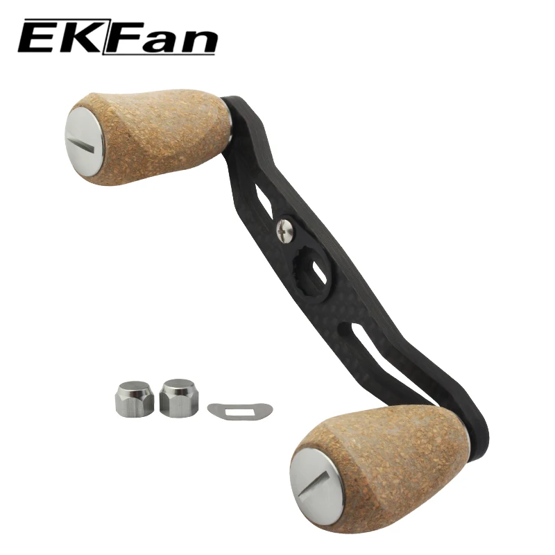 2018 EKFan 105 мм 7*4 мм/8*5 ручка из углеродного волокна + хвойных пород рыболовная для