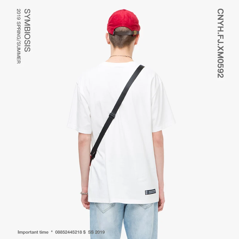 Viishow2019 Летняя мужская футболка с короткими рукавами прилив бренд мужской Круглый