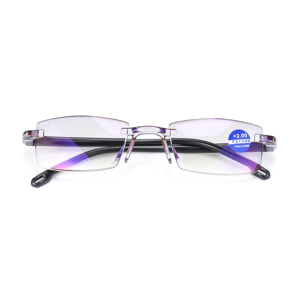 Ультралегкие очки для чтения без оправы защиты от голубого света и излучения