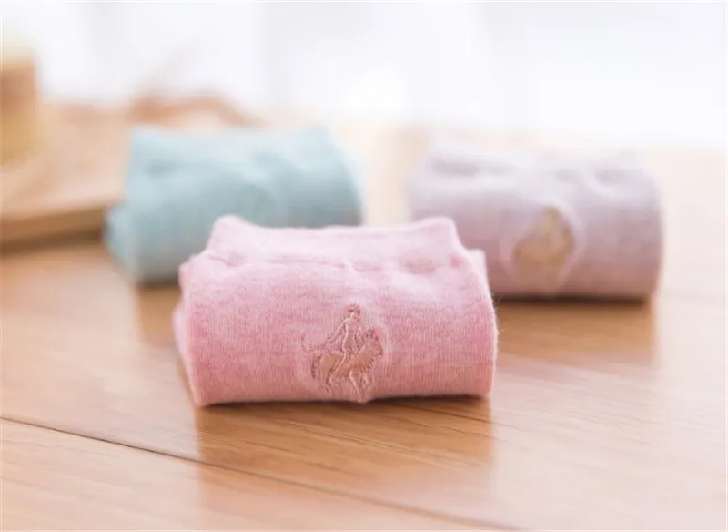 Real Christmas Socks The New Autumn And Winter Cotton Fashion Embroidery Color In Tube Female Wholesale Limited