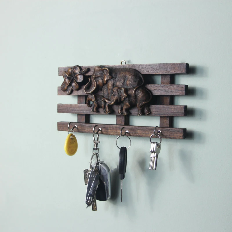 

Новый год дерево крюк вверх слон Юго-Восточной Азии стиль гостиной настенный креативный счастливое украшение