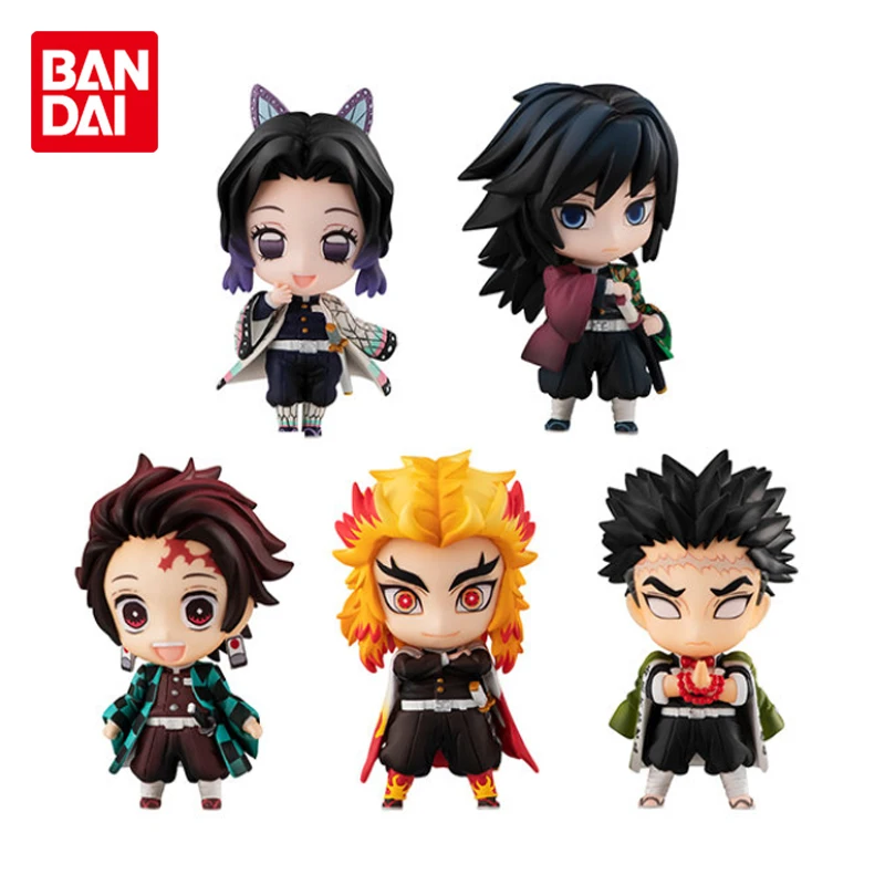 

MegaHouse подлинный убийца демонов набор камадо танджиро томиока гиюу кочоу Shinobu Rengoku Kyoujurou аниме экшн-Фигурки игрушки