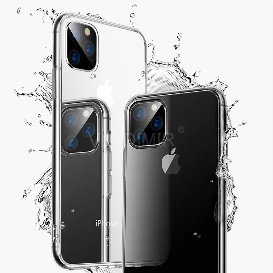 For IPhone 11 Pro Max High Clear Soft TPU Case for X XR XS 8 7 6 6s Plus Silicone Transparent Cover Shall |