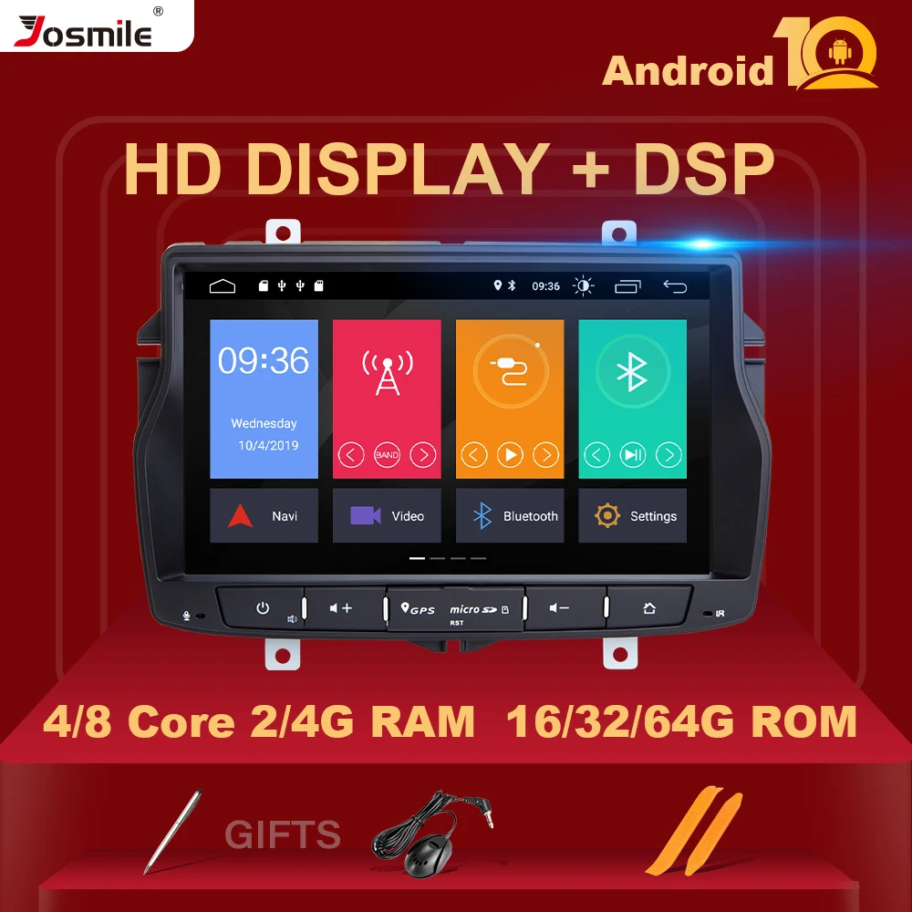 HD DSP Android 10 0 Автомобильный мультимедийный плеер GPS для Lada Vesta Радио Стерео