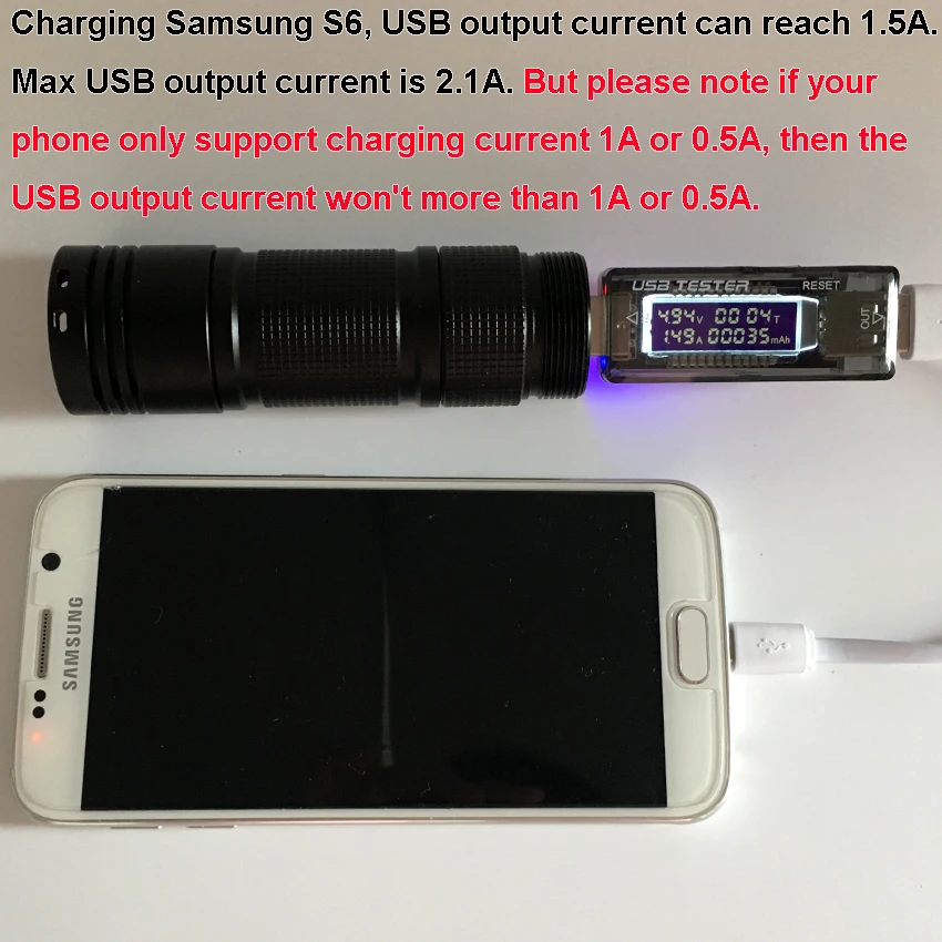 XML2 XPL светодиодный фонарик с зарядкой от USB 18650 26650 многофункциональный