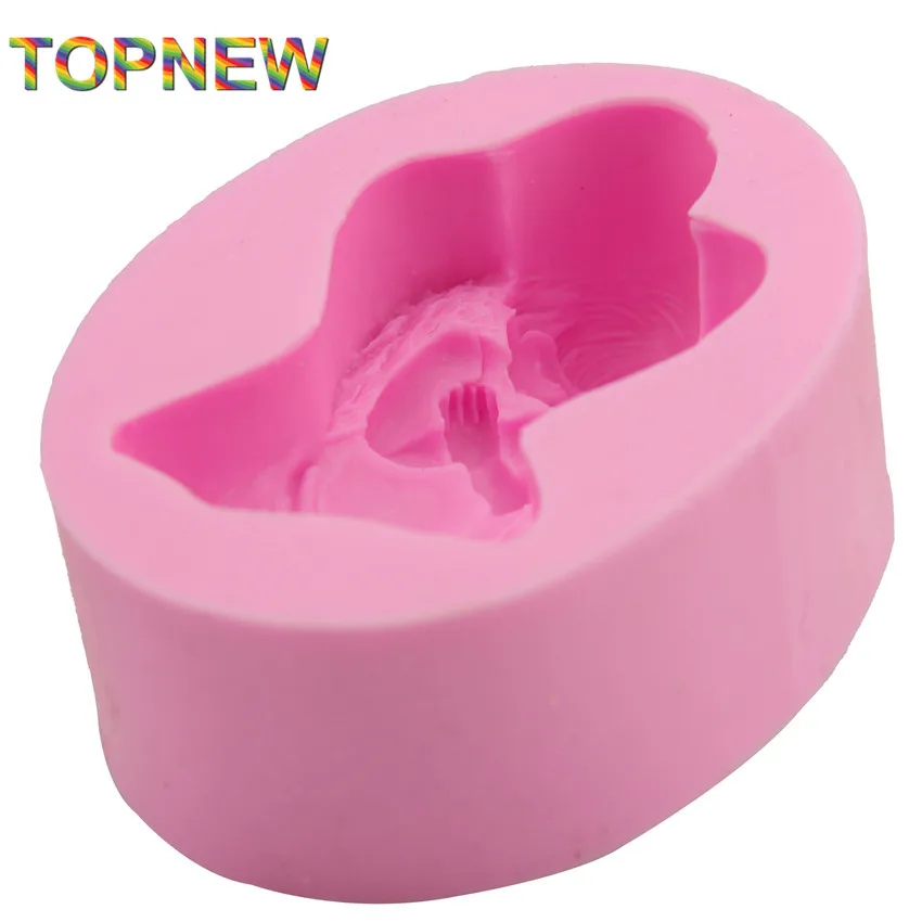 3D форма Ангел помадка торта силиконовая шоколада формы для выпечки инструменты