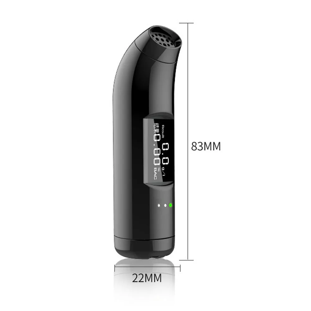

High Accurancy Breathalyzer Portable Digital LED Display Alcohol Tester Breath Analyzer Professional USB Alcohol Detection